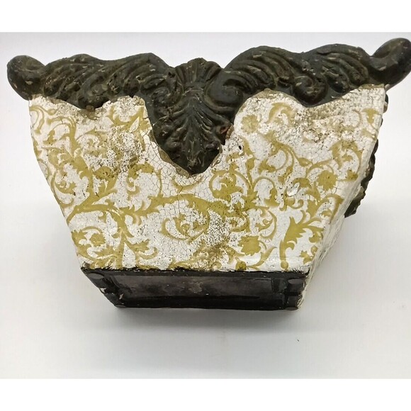 Vintage Redware Art Pottery Rectangle 10" Decorative Planter - Picture 6 of 8